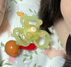 马博士曼哈顿手抓球牙胶婴儿玩具曼哈顿球宝宝硅胶牙咬胶可啃咬 绿色 实拍图