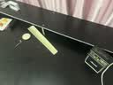 甄严选电脑桌台式电竞桌椅套装组合桌子办公家用桌学习桌书房书桌写字桌 【黑架+黑碳纤纹面】单桌160*70 实拍图