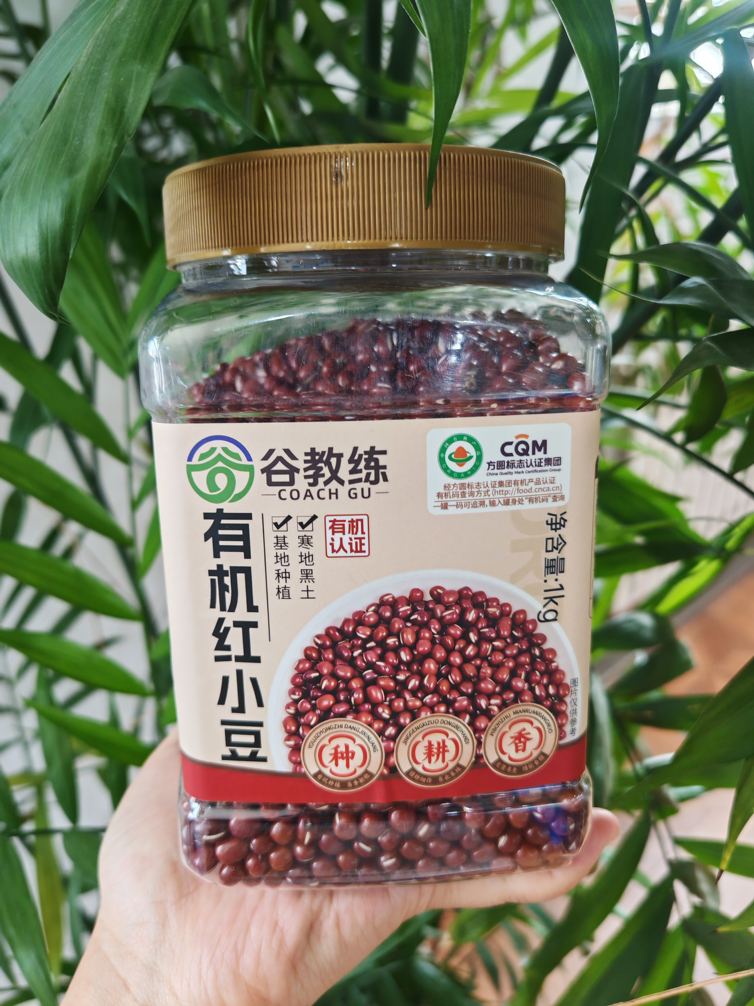 谷教练有机红小豆2斤东北赤小豆易煮出沙煲汤煮粥杂粮非转基因 实拍图