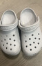 卡骆驰（CROCS）新款厚底云朵洞洞鞋送女友礼物206750 骨白色   34-35 实拍图