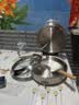 美的（Midea）电饼铛 小钢炮0涂层316L不锈钢电饼档 家庭用40mm超深双面加热 煎饼锅烤肉锅烙饼锅早餐机电煎锅s1 实拍图