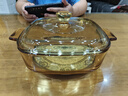 康宁（VISIONS）晶彩透明玻璃锅1L方锅耐高温宝宝辅食锅明火直烧烧烘焙方型锅具 实拍图