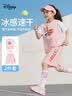 迪士尼女童运动套装2026新款速干衣儿童短袖套装夏季上衣短裤两件套童装 实拍图
