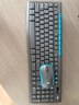 罗技（Logitech）MK275 键鼠套装 无线键鼠套装 办公键鼠套装 全尺寸 商务键鼠套装 带无线2.4G接收器 黑蓝色 实拍图