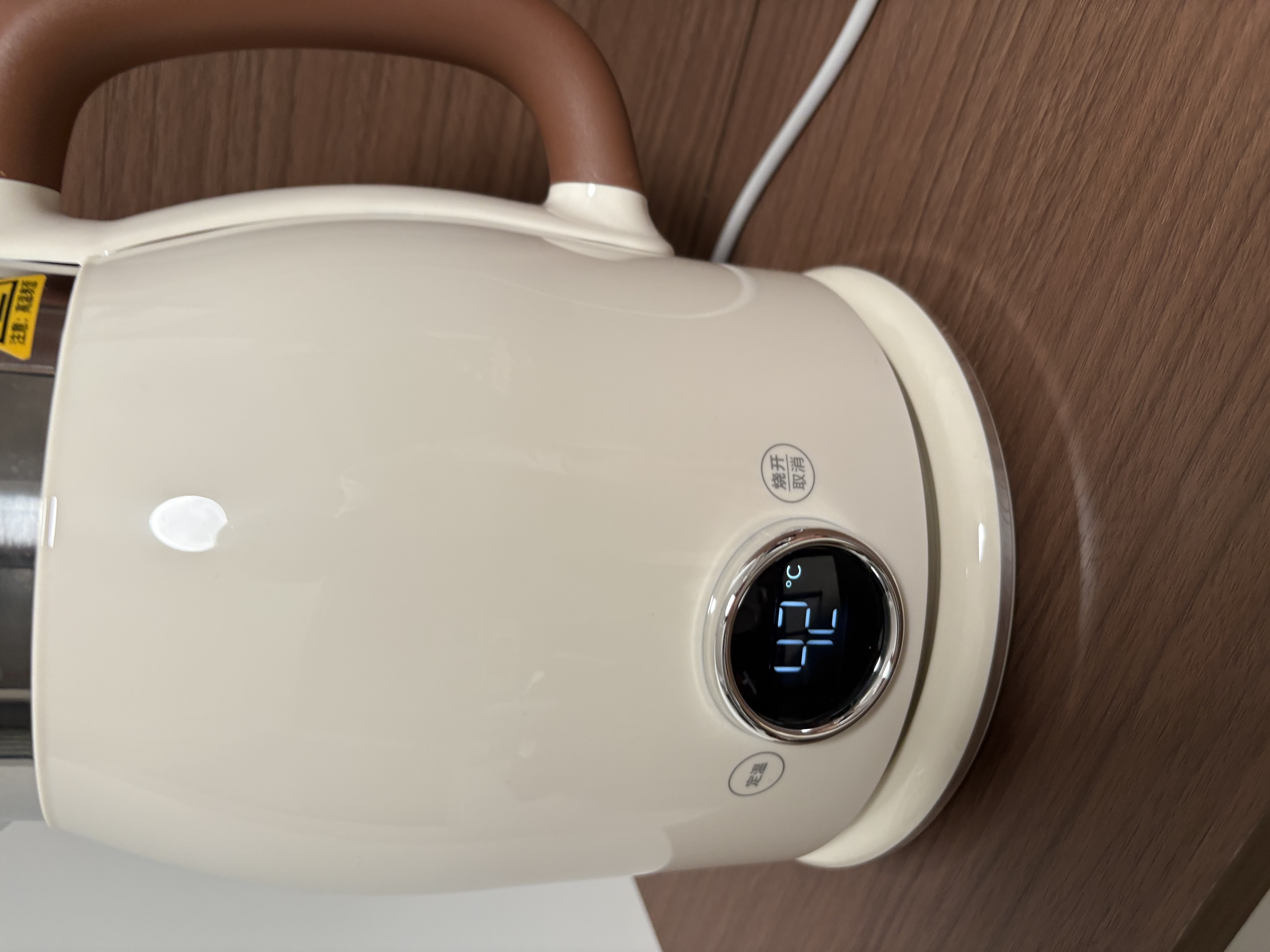 美的（Midea）电热水壶烧水壶2.5L大容量电水壶48H保温恒温316L母婴级不锈钢自动断电艺术家56段控温MK-SH73-Q 实拍图