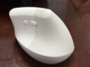 罗技（Logitech）Wave Combo 无线人体工学键鼠套装 垂直鼠标 无线蓝牙鼠标 办公键盘 无线键盘 蓝牙键盘 白色 实拍图