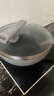 美的（Midea）电炒锅 电火锅 电蒸锅 电煮锅智能可预约多功能炒菜一体不沾5.5L上蒸下煮电热锅HCG3216配蒸笼木铲 实拍图