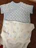 优衣库婴幼儿网眼包臀衣/短袖/1件装宝宝衣服连体衣481772 63 天蓝色 70cm 实拍图