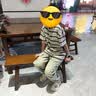 小寻【重磅新品】儿童电话手表 青少年智能定位运动手表 学生视频通话独立插卡 政府补贴T7s 蓝色 实拍图