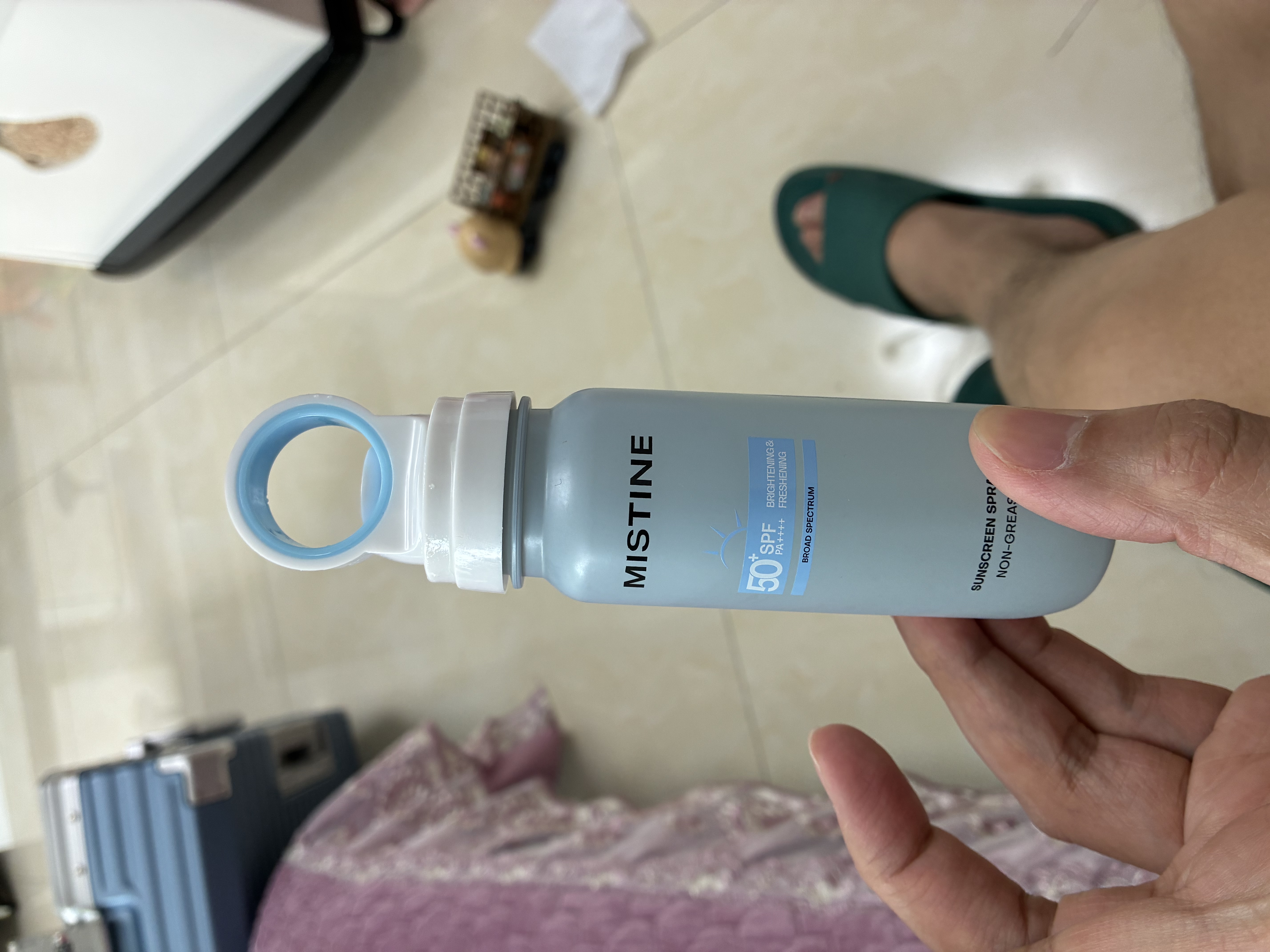Mistine蜜丝婷防晒水喷雾小凉喷80ml*2清爽保湿女防晒喷雾七夕礼物送女友 实拍图