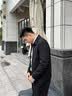 罗蒙外套男秋季商务男士翻领行政夹克上衣干部厅局风爸爸装i8藏青XL 实拍图