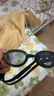 李宁（LI-NING）泳镜防水防雾男女高清游泳眼镜平光游泳镜LNJT224-10暗夜黑 实拍图