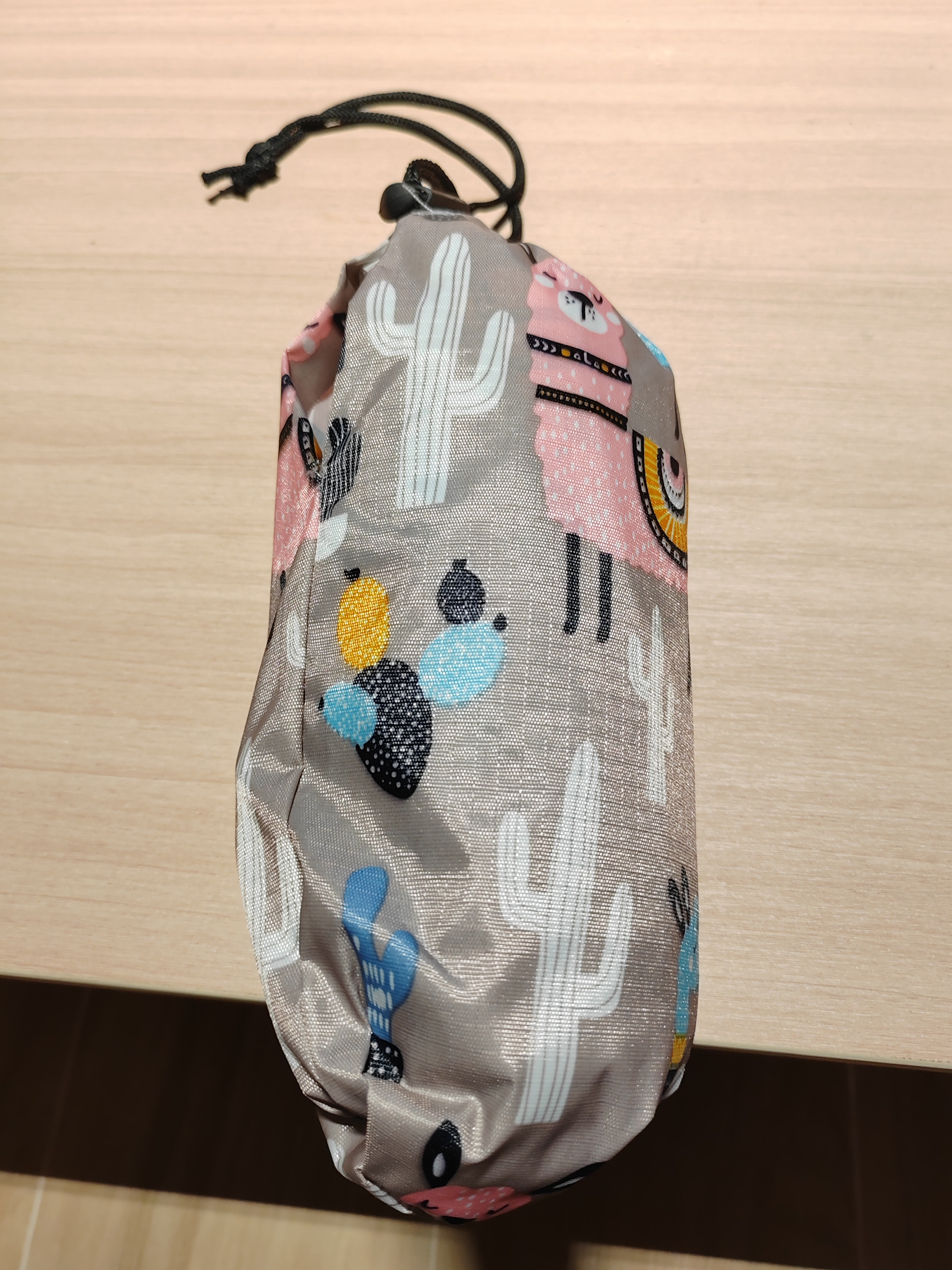 JAJALIN  便携式可折叠户外旅行泡脚袋洗衣盆洗脚水桶脸盆洗脚 灰色羊驼 实拍图