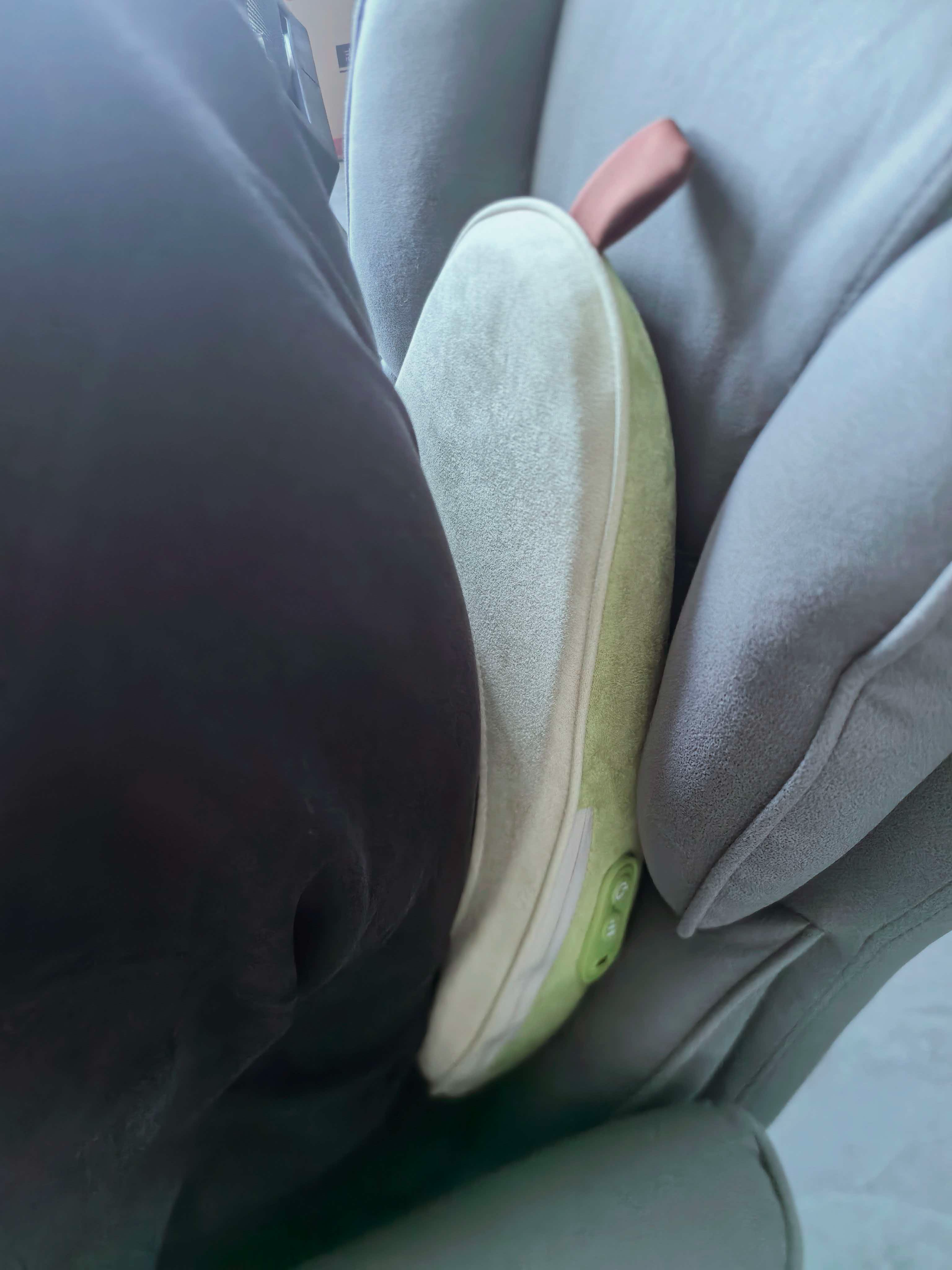 奥克斯肩颈按摩仪鸭梨枕头颈椎按摩神器全身疏通经络腰背部按摩靠垫送父母长辈中秋节礼物生日送男女友 【充电旗舰款】贴合按摩+2档力度+无线便携 实拍图