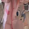 迪士尼（Disney）儿童雨衣男女孩可爱卡通连帽雨披幼儿宝宝上学防水衣61809粉L 实拍图