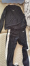 美津浓（MIZUNO）泳衣男运动健身速干泡温泉大码长袖防晒沙滩潜水冲浪服A1105黑L 实拍图
