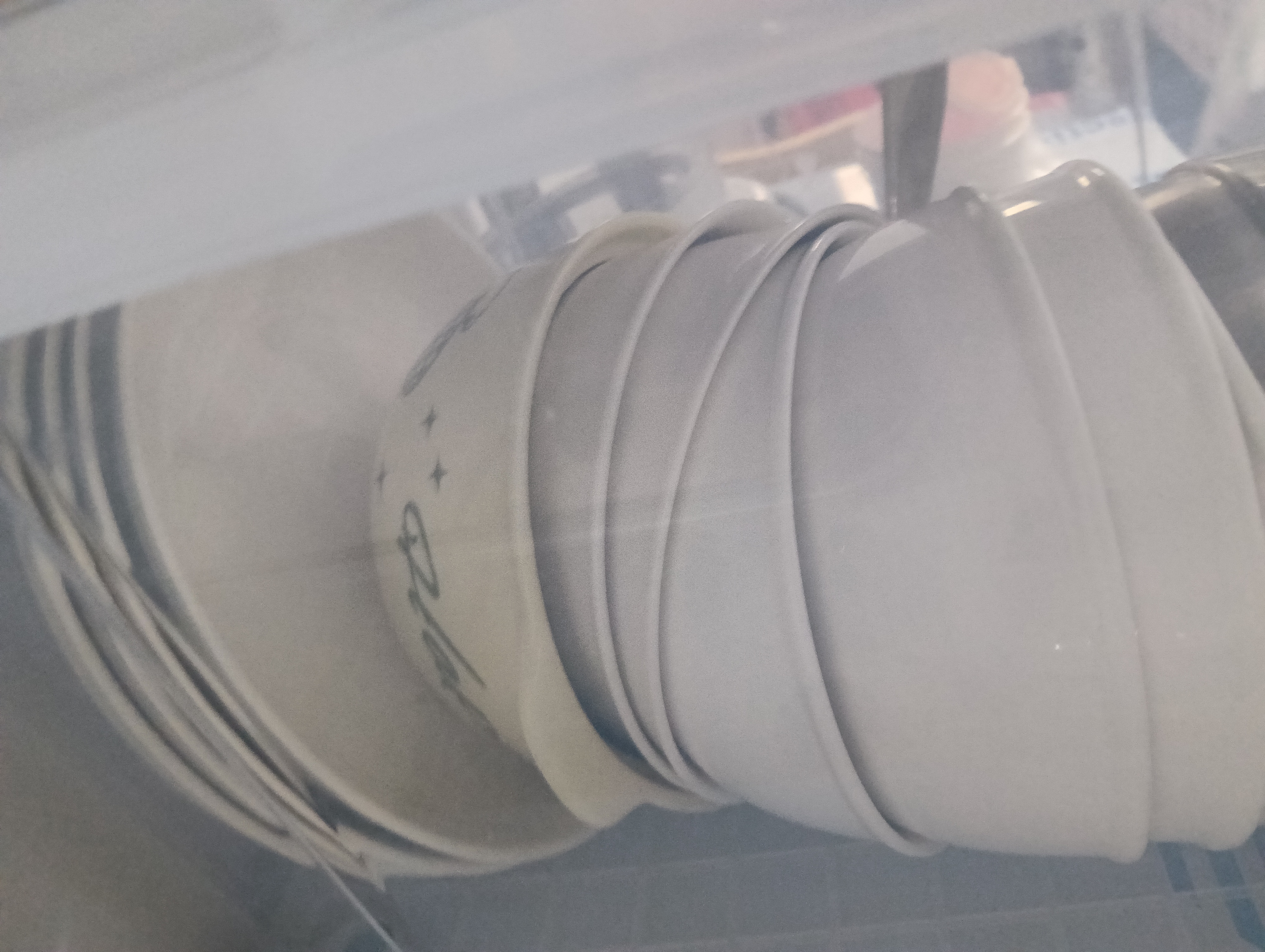 友来福陶瓷盘子菜盘家用简约白色釉下彩餐具餐盘碟子深盘套装8英寸4只 实拍图
