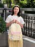JINSHIWQ新款日系高颜值翻盖书包小学生可爱研学背包多巴胺女大学生双肩包 实拍图