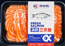 深悦胜 冰鲜挪威三文鱼刺身（大西洋鲑鱼）中段纯肉鱼腩 生鲜即食生鱼片 【中段切片】 400g 实拍图