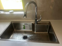 九牧（JOMOO）双水槽SUS304不锈钢水槽洗菜盆厨房水槽家用加厚洗碗池洗手盆 76×43不锈钢大双槽 不含龙头 实拍图