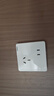 西门子（SIEMENS）插座面板 10A斜五孔插座 电源插座 致典雅白色5UB14183NC012P 实拍图
