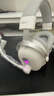 硕美科（SOMIC）G936 PRO+W四模无线电竞耳机头戴式游戏听声辨位2.4G蓝牙有线 FPS专用三角洲无畏契约cs2 云霜白 实拍图