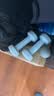 Keep哑铃女男健身家用彩色浸塑环保手铃亚铃全身塑形水蓝2kg*2 实拍图