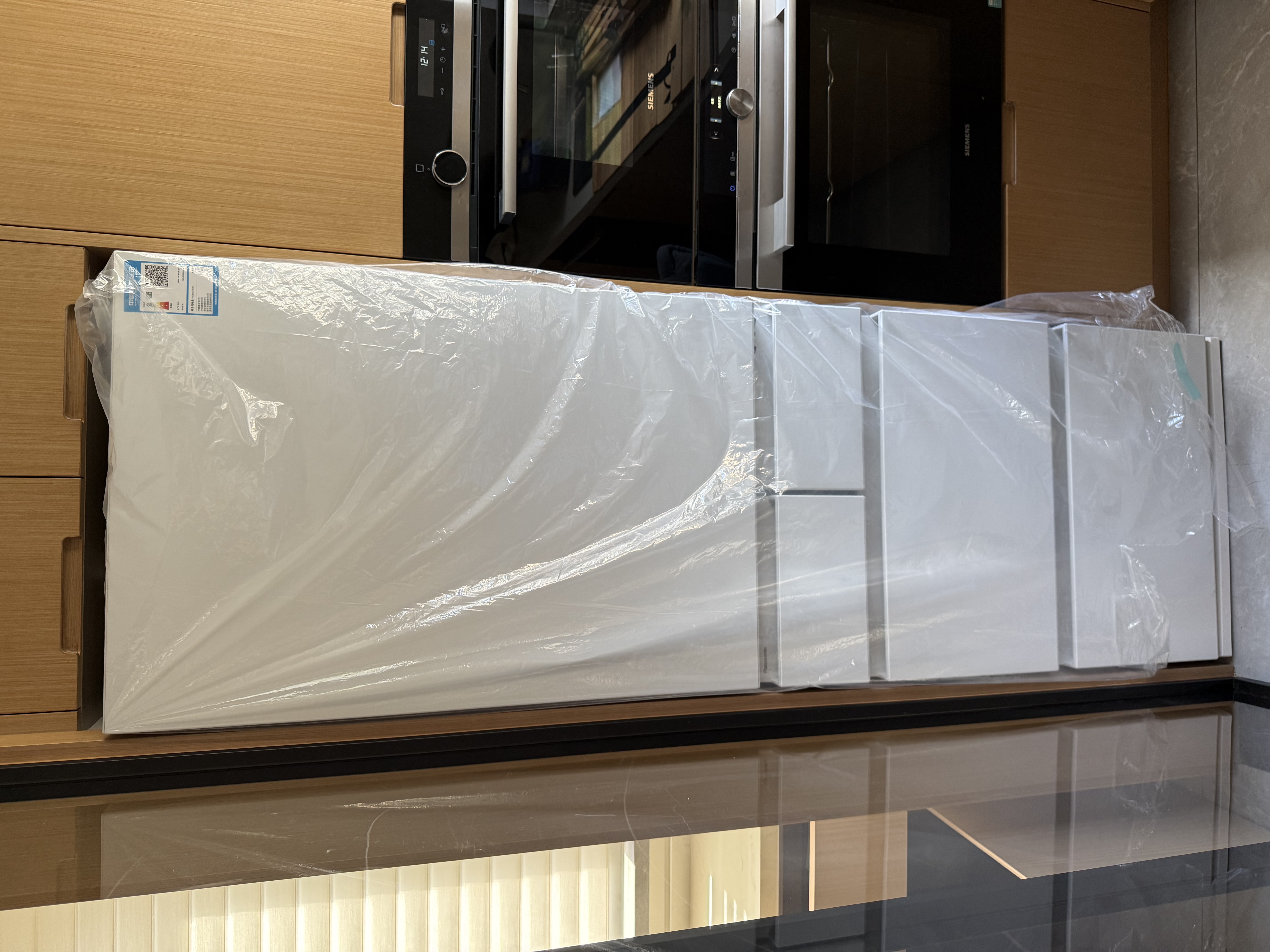 松下（Panasonic）小冰糕2.0 450L法式多门冰箱小户型家用嵌入式无霜自动制冰一级能效NR-EE45BXA-W【国家补贴】 实拍图