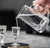 青苹果白酒杯分酒器套装 加厚玻璃一口杯品鉴小酒杯烈酒杯二两杯分酒壶 实拍图