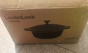 乐扣乐扣（LOCK&LOCK）珐琅铸铁锅双耳汤锅炖锅奶锅煮锅煮面煲汤电磁炉煤气灶红色24cm 实拍图