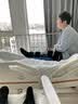 冠爱（GUANAI）医用膝关节固定支具可调节膝盖髌骨折护具下肢外固定韧带护膝支架 实拍图