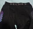 卡尔美（KELME）男士运动紧身短裤弹力压缩裤吸湿排汗健身裤足球透气铲球裤 黑色 L 实拍图