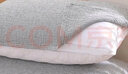 沐凡枕巾纯棉 一对2条装纱布四季吸汗透气高档加厚情侣全棉家用枕头巾 日式格浅灰一对 四季适用 实拍图