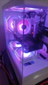 超频3（PCCOOLER）红海H4炫彩 白色CPU风冷散热器（4热管/PWM风扇/顶盖发光/支持12/13代1700/AM4/AM5/133mm高度） 实拍图