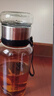 【送杯套】大容量加厚玻璃杯子便携杯茶水分离带杯套泡茶水杯 透明 1000ml吨吨桶 1只装 实拍图