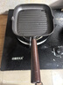 onlycook牛排煎锅盘早餐锅 无涂层铸铁牛扒煎锅 不易粘锅燃气灶电磁炉通用 实拍图