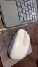 罗技（Logitech）M196 无线蓝牙鼠标 办公鼠标 笔记本商务办公家用 小巧便携 对称手型 珍珠白 实拍图