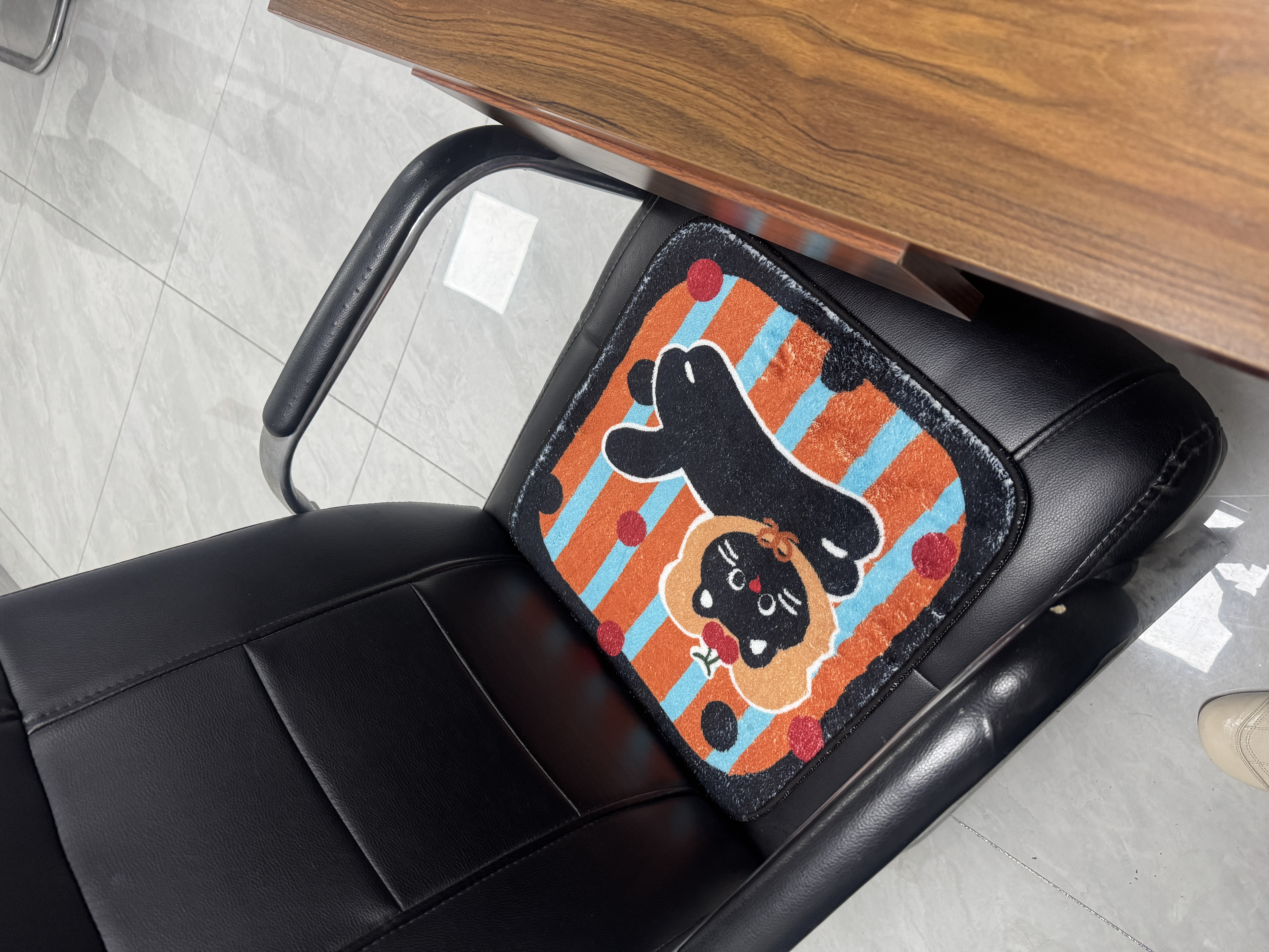 范爷家卡通坐垫椅子垫学生宿舍办公室久坐神器屁垫座椅四季通用透气 实拍图