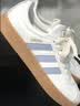adidas「T头鞋」VL COURT 2.0复古休闲板鞋德训鞋阿迪达斯轻运动 汉玉白/蓝色/金色 (推荐女生买小半码)   37 实拍图