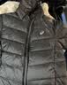 亚瑟士（asics）26年中大童男女衣服冬季新款三防连帽柔软保暖羽绒服 85%绒含量-黑色 170 （充绒量74.6g） 实拍图