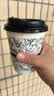 云蕾一次性咖啡杯加厚防烫带盖奶茶饮料杯外卖冷热饮410ml*16套 实拍图