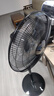 美的（Midea）【金属铝片】工业电风扇/飓风落地扇/空气通风金属扇/牛角扇/立式电风扇/大风力宿舍扇 FES45-20A 实拍图