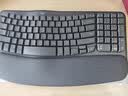 罗技（Logitech）Wave Combo 无线人体工学键鼠套装 垂直鼠标 无线蓝牙鼠标 办公键盘 无线键盘 蓝牙键盘 黑色 实拍图