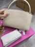 CHARLES&KEITH鳄鱼纹凯莉包手提斜挎婚包包女包七夕礼物送女友CK2-50270880-1 Ivory象牙色 S 实拍图