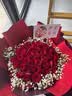 幽客玉品鲜花速递红玫瑰花束表白送女友老婆生日礼物全国同城配送 33朵红玫瑰花束—女王款 实拍图