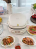 美的（Midea）电饼铛 电饼档家用上下可拆 电蒸锅煮锅火锅 煎饼烙饼锅 0氟钛陶早餐机75mm双旋火力可调 JKC2875 实拍图
