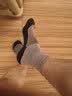 迪卡侬（DECATHLON）登山徒步袜男女袜棉透气2双装ODS灰色35-38码-4336788 实拍图
