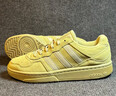 adidas「T头鞋」VL COURT CLASSIC板鞋德训鞋男女阿迪达斯轻运动 黄色/亮白/汉玉白（推荐女生选小半码）   40 实拍图