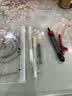 得力（deli）【开学必备】央视网联名0金属手提袋中考文具考试套装14件套 中高考专用中性笔2B涂卡笔圆规 SG121 实拍图