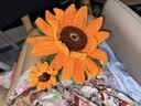 NVV 巨型向日葵扭扭棒手工diy花束材料包全套  中考高考一举夺魁学生毕业送礼自制礼物NR-KT01 实拍图